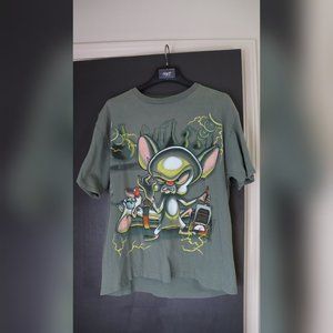 Vintage 90s Pinky & The Brain graphic tee